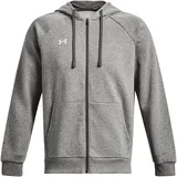 Under Armour Rival Fleece Kapuzenjacke Herren 025 castlerock light heather/white L