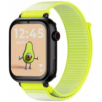 SaveFamily Savewatch Plus 4G BT 47 mm Kunststoffgehäuse Schwarz Sportarmband Fluor One Size