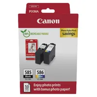 Canon PG-585 schwarz + CL-586 CMY