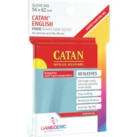 Gamegenic GAMEGEN!C - Prime Catan-Sized Sleeves 56x82mm (50), Clear (GGS10072ML)