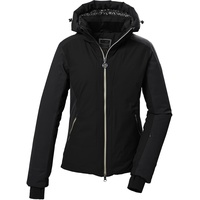 killtec Damen Skijacke/Funktionsjacke mit abzippbarer Kapuze und Schneefang KSW 104 WMN SKI JCKT, schwarz, 48, 42041-000