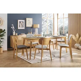 miliboo LEENA 150-200 x 76 x 90 cm helles Holz