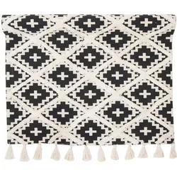 byRoom Teppich Crosses, 120 x 180cm, weiss