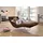 W.Schillig Relaxliege daily dreams Polyester 95 x 91 x 170 cm Braun mit Kissen