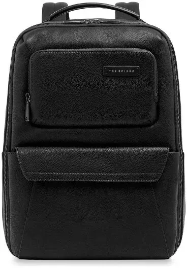 The Bridge Ludovico Reiserucksack Leder 42 cm Laptopfach  schwarz