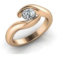 Verlobungsring VR03 585er RosÈgold - 3395