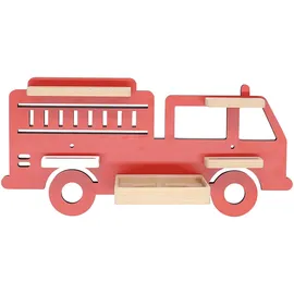 BOARTI Kinderregal Feuerwehr rot