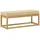 vidaXL Hocker Bank 115 x 43 x 45 cm Beige