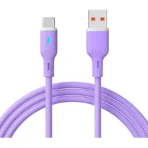 Akyga USB-A auf USB-C 1 m Violett