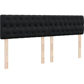vidaXL Boxspringbett 180 x 200 cm Schwarz