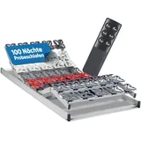 RehaSleep elektrischer Lattenrost Wolke10 100x200 – Schlafen wie auf Wolken durch 55 Flexible Tellermodule – Perfekte Rücken & Beinposition – Lattenrost elektrisch verstellbar Made in Germany