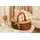 moebel-direkt-online Aufbewahrungskorb Simone 64 x 43 x 43 cm braun