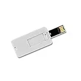 CLE CARDAN LIGHT EUROPE 16GB Speicherkarte in Mini Scheckkartenform weiß USB Stick Datenspeicher Gadget