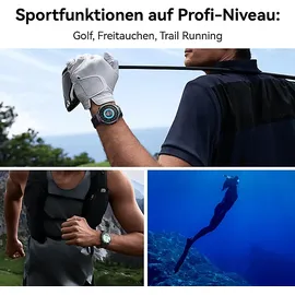 Huawei Watch GT 5 Pro 46 mm Titansilber Titan-Armband