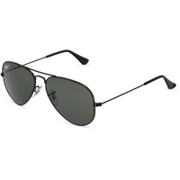 Ray Ban Aviator Large Metal RB3025 002/58 55-14 polished black/green