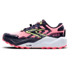 Brooks Caldera 7 Damen Pink/Peacoat/Sunny Lime 38,5