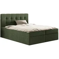 Kaiser möbel Boxbett, Grün, 120x200 cm, Schlafzimmer, Betten, Boxspringbetten