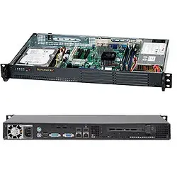 Supermicro SC502 L-200B - Rack-Montage 1U - micro ATX 200 Watt