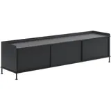 Muuto Enfold Sideboard 186 x 48 cm Schwarz / Anthrazit