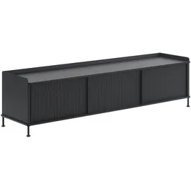 Muuto Enfold Sideboard 186 x 48 cm Schwarz / Anthrazit