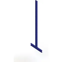 Meta Kragarmregal Ständer IPE140 doppelseitig 3500x500 mm Enzianblau Multistrong M