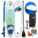 F2 SUP Board Set Stand Up Paddle Board FREE 10,6 x 0,11 m Aqua/Türkis