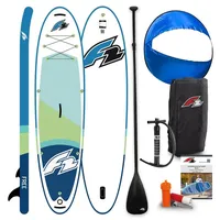 F2 SUP Board Set Stand Up Paddle Board FREE 10,6 x 0,11 m Aqua/Türkis