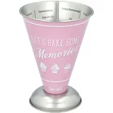 RBV Birkmann Birkmann, Colour Kitchen, Messbecher, Rosa, Let ́s bake some memories, Flüssigkeiten bis 250 ml, 422889