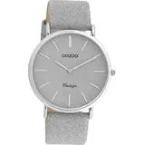 Oozoo Analog-Armbanduhr Oozoo Vintage Series silber groß (ca. 40mm) | Gr.: onesize