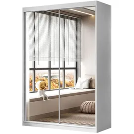 lookway Schwebetürenschrank CAMARO III 150 x 0 x 0 cm Weiß
