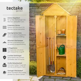 Tectake Geräteschrank 0,81 x 0,60 m Braun