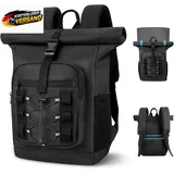ISEYOU Kühlrucksack Groß 24L, Isolierte Rolltop Kühltasche Rucksack, Auslaufsich