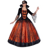 Mom Halloween-königin Kostüm Königin XS (Kleid, Maske und Petticoats)