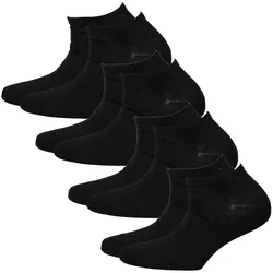 Esprit Sneaker Damen Set 8 PAAR Uni Sneaker Socks, 35-42 - Farbauswahl / Farbe: Schwarz  Größe: 39-42 (Size 5.5-8 UK)