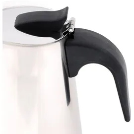 any morning Moka Pot 200 ml 4 Tassen Silber