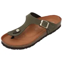 ROHDE Alba Damen Zehentrenner Sandale Sandalette Hausschuhe - Gr.: