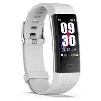 Fitness Tracker mit Pulsmesser Blutdruck SpO2 Fitnessuhr Wasserdicht,16 Sportmodi Schrittzähler Kalorienzähler Pulsuhr Aktivitätstracker Android... - Grau
