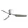 FABRILAMP Kochi 132 cm Deckenventilator Silber