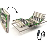 Lattenrost 100x200 elektrisch verstellb. Kopf- & Fußteil-Fernbedienung