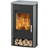 Fireplace Kaminofen Brasil  (6 kW, Raumheizvermögen: 108 m3, Verkleidung: Speckstein, Schwarz)