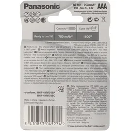 Panasonic Rechargeable Evolta Micro AAA 4 St.