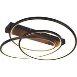 Trio Darvin 1 34W rund schwarz