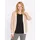 Sieh an! Strickjacke in Beige-Ecru-Gemustert 44