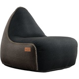 SACKit Canvas Lounge Chair combi black/brown