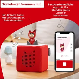 Tonies Toniebox Starterset grün mit Kreativ-Tonie