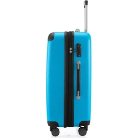 HAUPTSTADTKOFFER Spree 4-Rollen 65 cm / 61-74 l  cyanblau