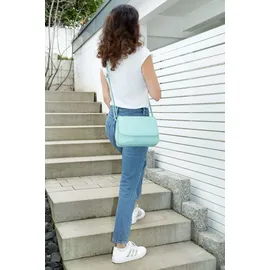 Alessandro Salvatore Florenz 12975 Schultertasche Leder Mint Green