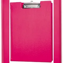 Maul Schreibmappe mit Folienüberzug A4 hoch pink Packung mit 12 Stück