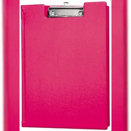 Maul Schreibmappe mit Folienüberzug A4 hoch pink Packung mit 12 Stück