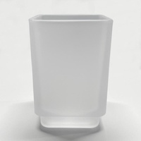 Viverso Ersatzglas für Zahnputzbecher, eckig, VS5000XX,